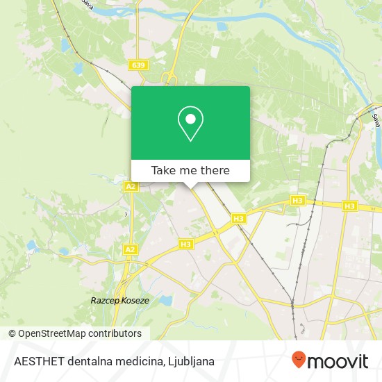 AESTHET dentalna medicina map