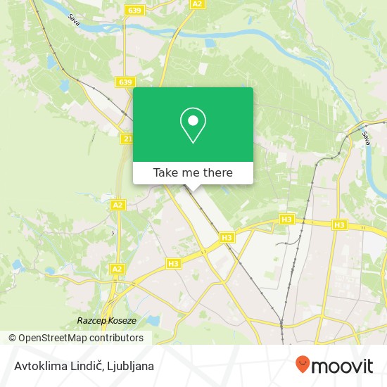 Avtoklima Lindič map