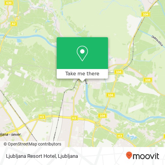 Ljubljana Resort Hotel map