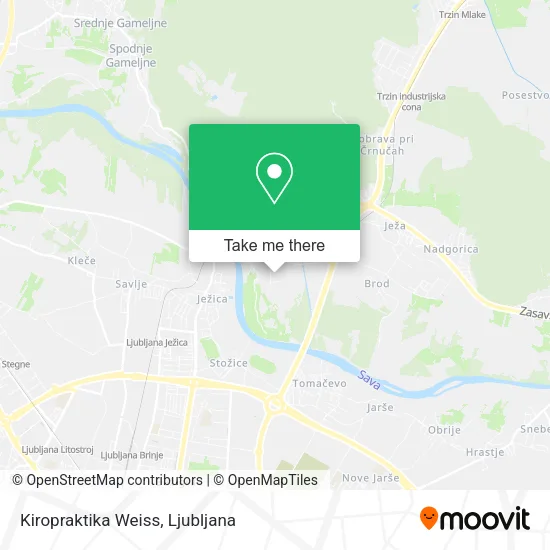 Kiropraktika Weiss map