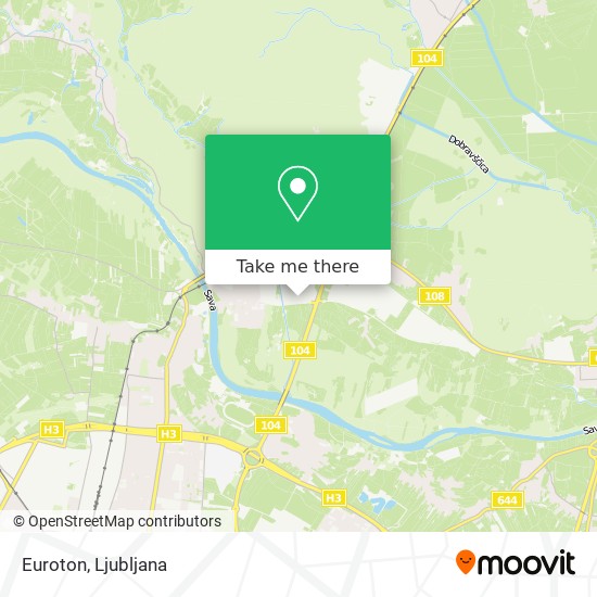 Euroton map