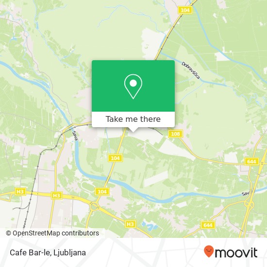 Cafe Bar-le map