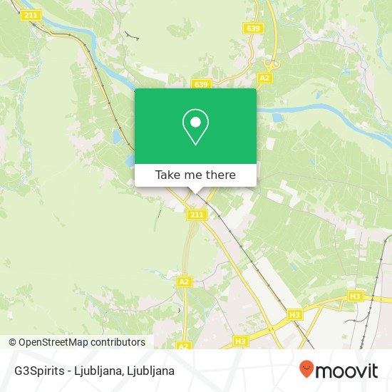 G3Spirits - Ljubljana map