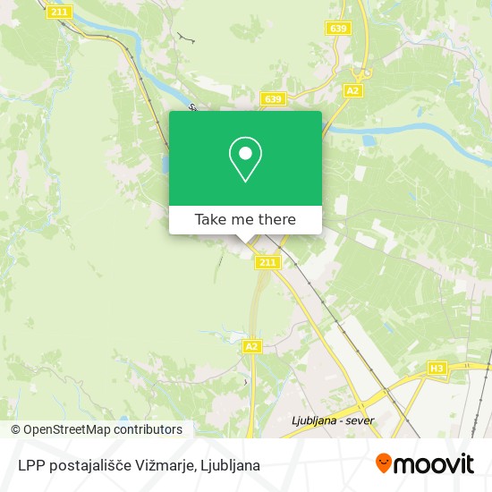LPP postajališče Vižmarje map
