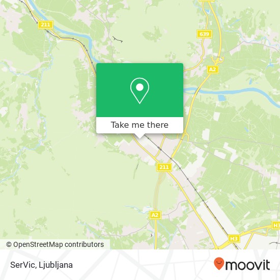 SerVic map