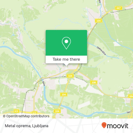 Metal oprema map
