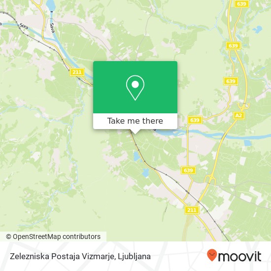 Zelezniska Postaja Vizmarje map