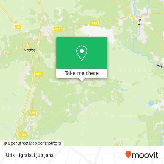 Utik - Igrala map