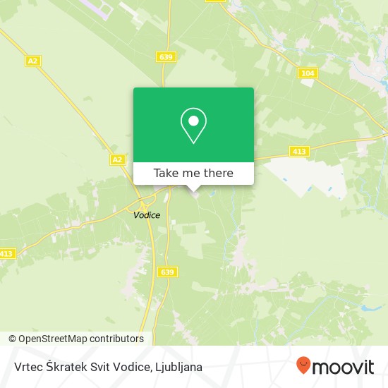 Vrtec Škratek Svit Vodice map