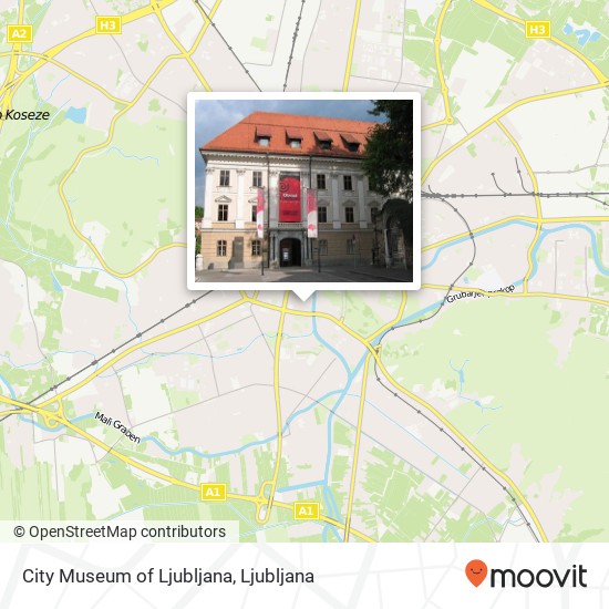 City Museum of Ljubljana map