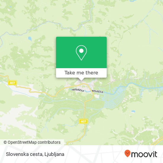 Slovenska cesta map