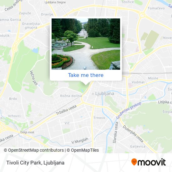 Tivoli City Park map