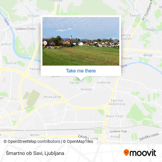 Šmartno ob Savi map