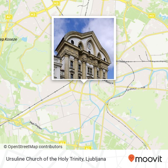 Ursuline Church of the Holy Trinity map