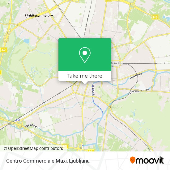 Centro Commerciale Maxi map