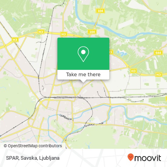 SPAR, Savska map