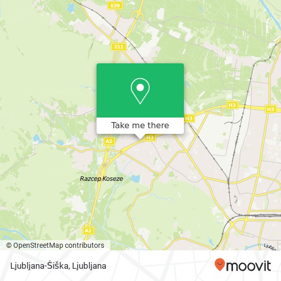 Ljubljana-Šiška map