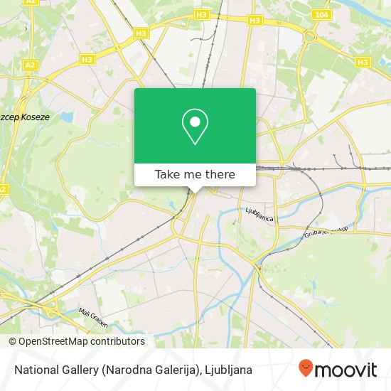National Gallery (Narodna Galerija) map