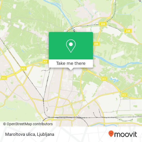 Maroltova ulica map