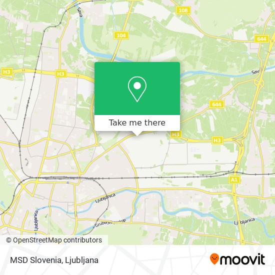 MSD Slovenia map