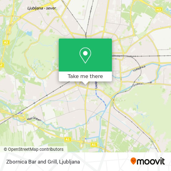 Zbornica Bar and Grill map