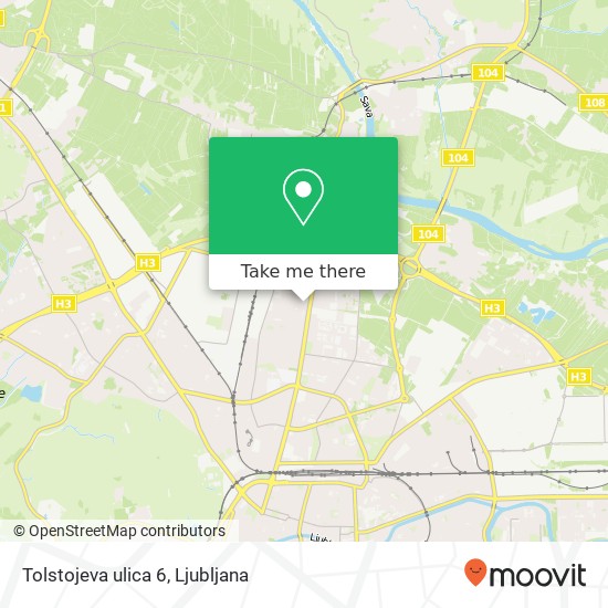 Tolstojeva ulica 6 map