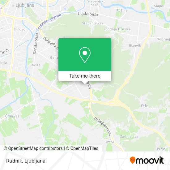 Rudnik map