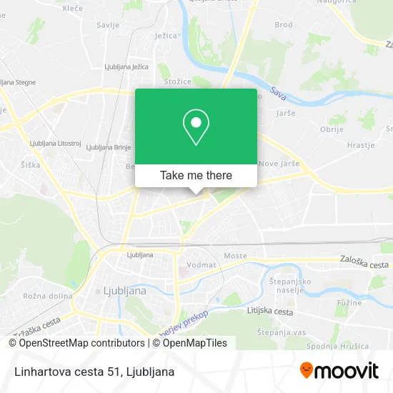 Linhartova cesta 51 map