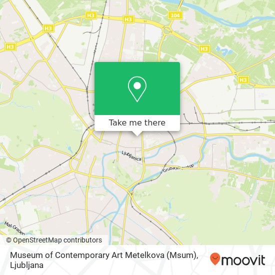 Museum of Contemporary Art Metelkova (Msum) map