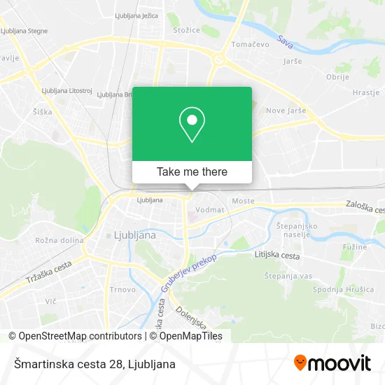 Šmartinska cesta 28 map