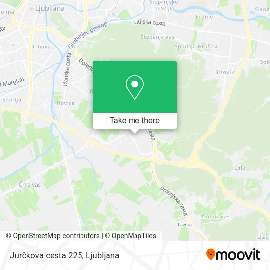 Jurčkova cesta 225 map