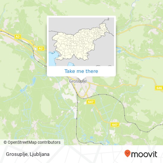 Grosuplje map