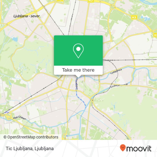 Tic Ljubljana map