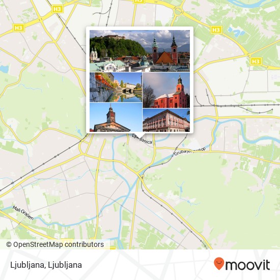 Ljubljana map