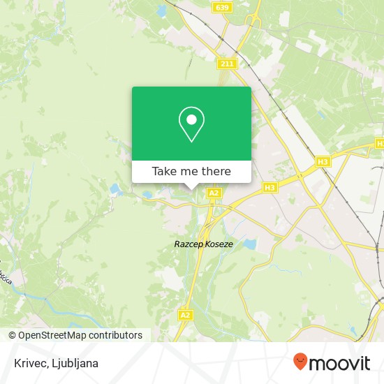 Krivec map