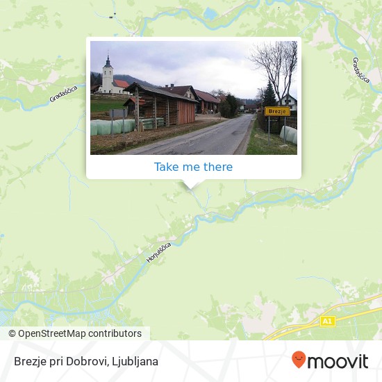 Brezje pri Dobrovi map