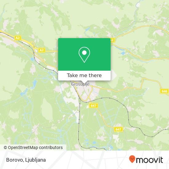 Borovo map