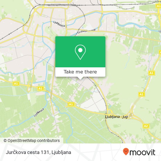 Jurčkova cesta 131 map