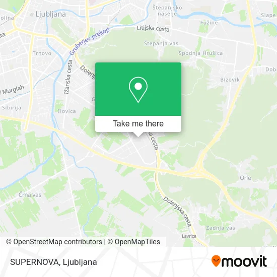SUPERNOVA map