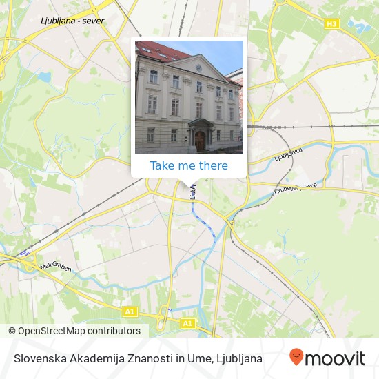 Slovenska Akademija Znanosti in Ume map