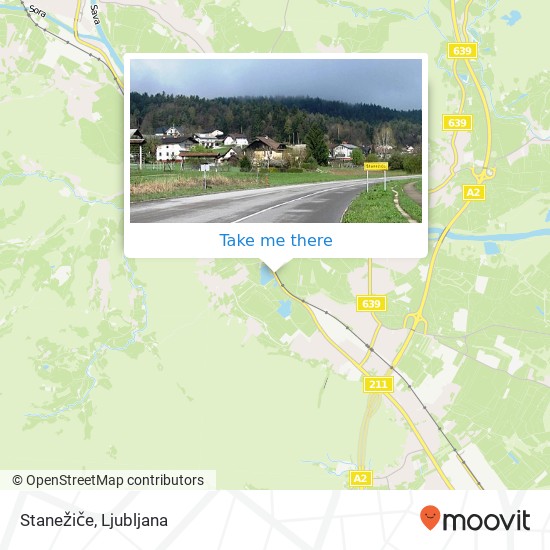 Stanežiče map