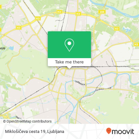 Miklošičeva cesta 19 map