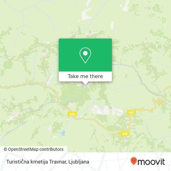 Turistična kmetija Travnar, Volavlje 1000 Ljubljana map