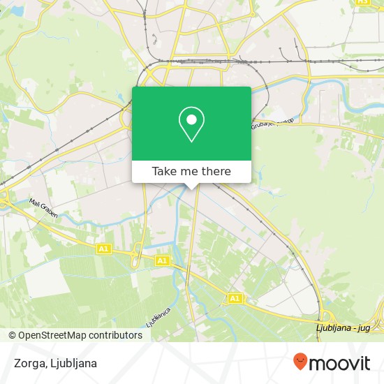 Zorga, Livada 17 1000 Ljubljana map
