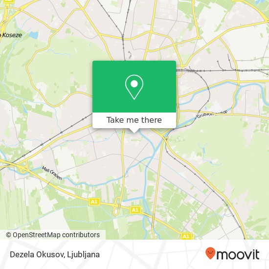 Dezela Okusov, Eipprova ulica 11 1000 Ljubljana map