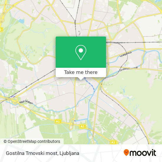 Gostilna Trnovski most map