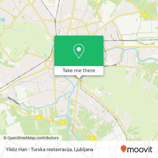 Yildiz Han - Turska restavracija, Karlovska cesta 18 1000 Ljubljana map