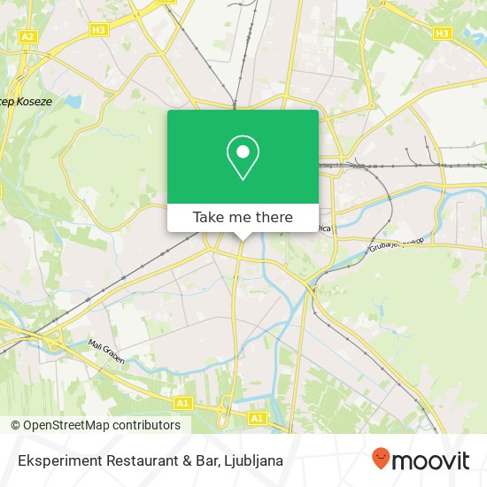 Eksperiment Restaurant & Bar, Slovenska cesta 10 1000 Ljubljana map