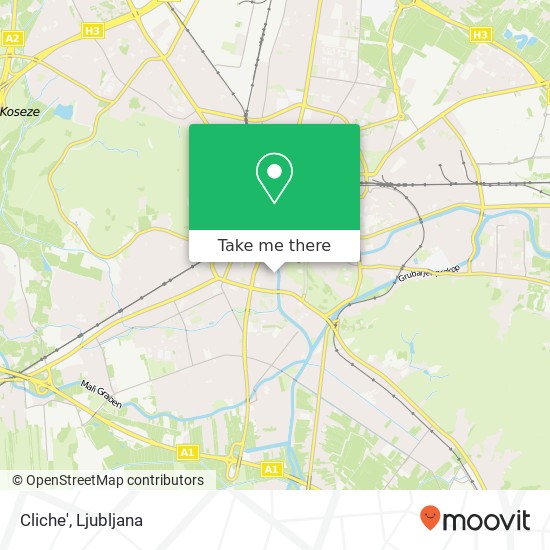 Cliche', Novi trg 6 1000 Ljubljana map