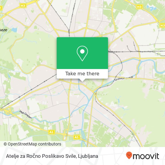 Atelje za Ročno Poslikavo Svile, Gornji trg 14 1000 Ljubljana map